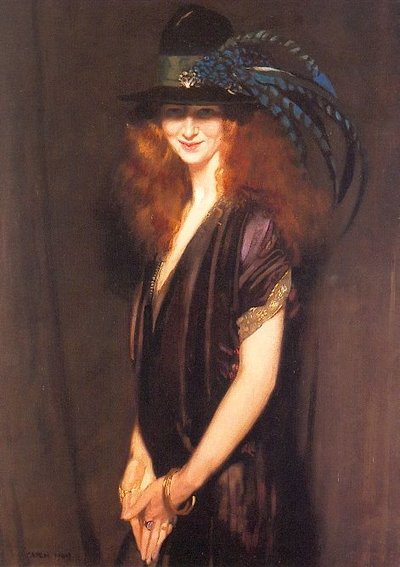 Bridgit - A Picture of Miss Elvery Beatrice Elvery by William Orpen